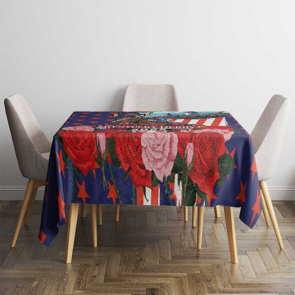 Kentucky Horses Racing 2025 Tablecloth Anniversary 151st The Race for the Roses