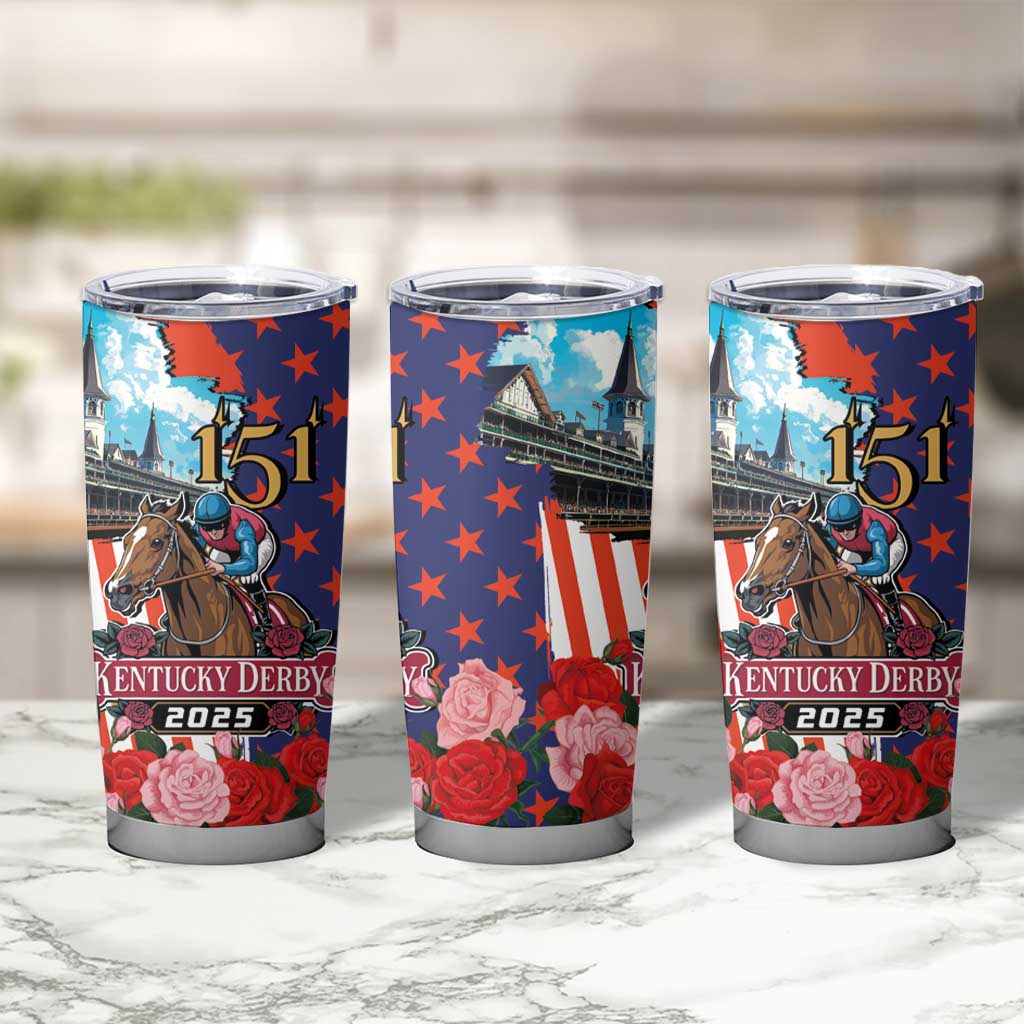 Kentucky Horses Racing 2025 Tumbler Cup Anniversary 151st The Race for the Roses