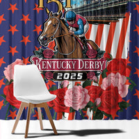 Kentucky Horses Racing 2025 Window Curtain Anniversary 151st The Race for the Roses