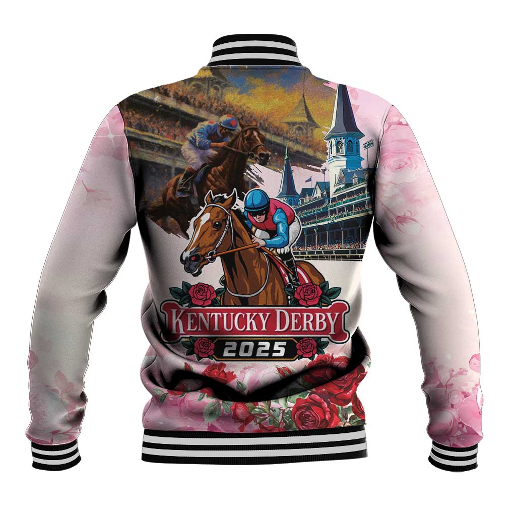 Kentucky Horses Racing 2025 Baseball Jacket Churchill Downs The Race for the Roses