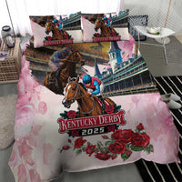 Kentucky Horses Racing 2025 Bedding Set Churchill Downs The Race for the Roses