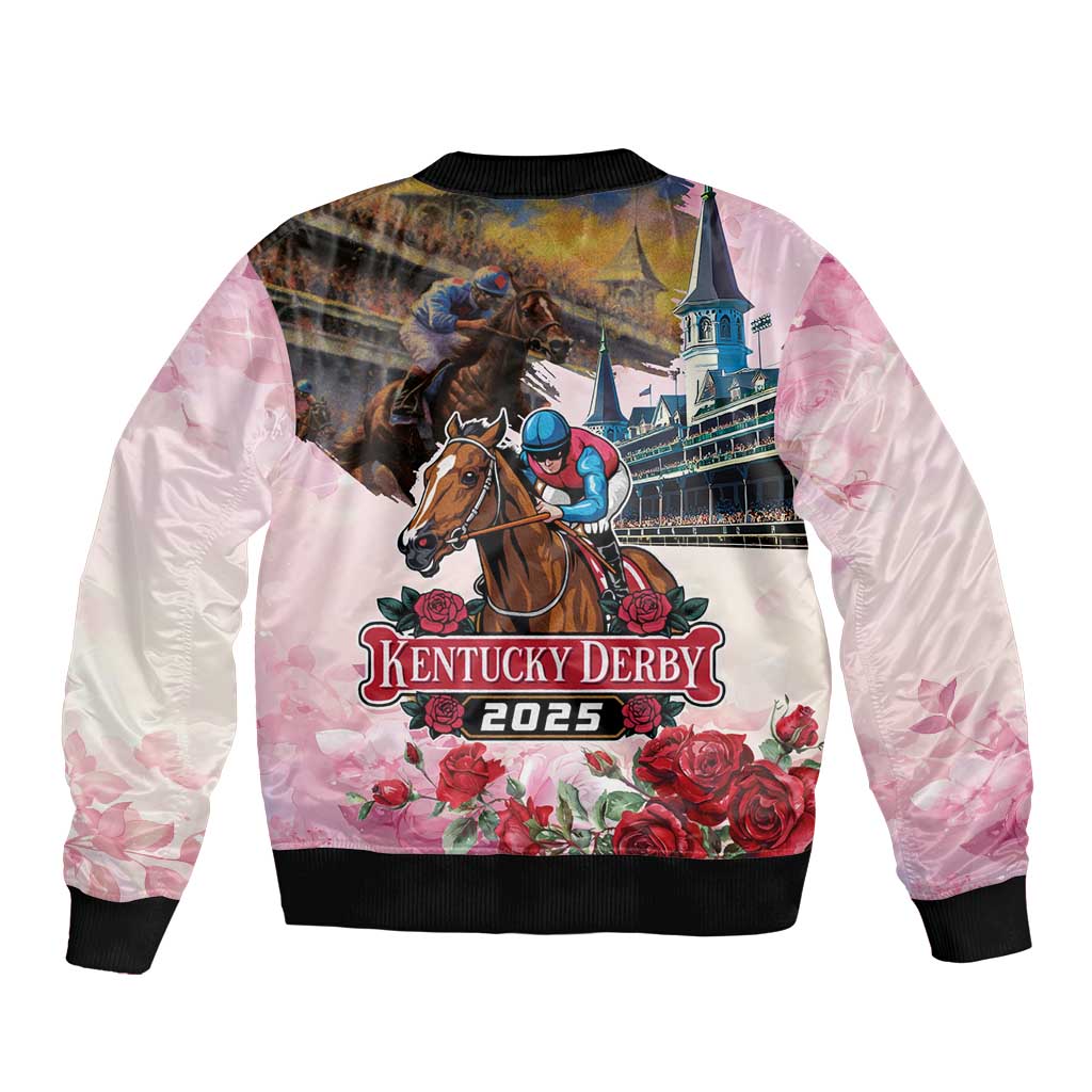 Kentucky Horses Racing 2025 Bomber Jacket Churchill Downs The Race for the Roses