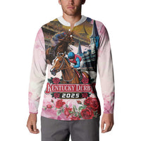 Kentucky Horses Racing 2025 Button Sweatshirt Churchill Downs The Race for the Roses