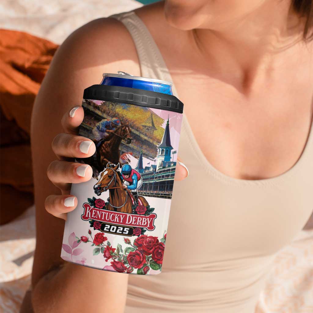 Kentucky Horses Racing 2025 4 in 1 Can Cooler Tumbler Churchill Downs The Race for the Roses