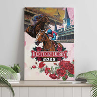 Kentucky Horses Racing 2025 Canvas Wall Art Churchill Downs The Race for the Roses