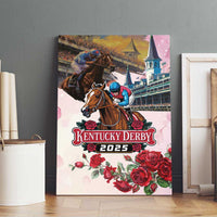 Kentucky Horses Racing 2025 Canvas Wall Art Churchill Downs The Race for the Roses