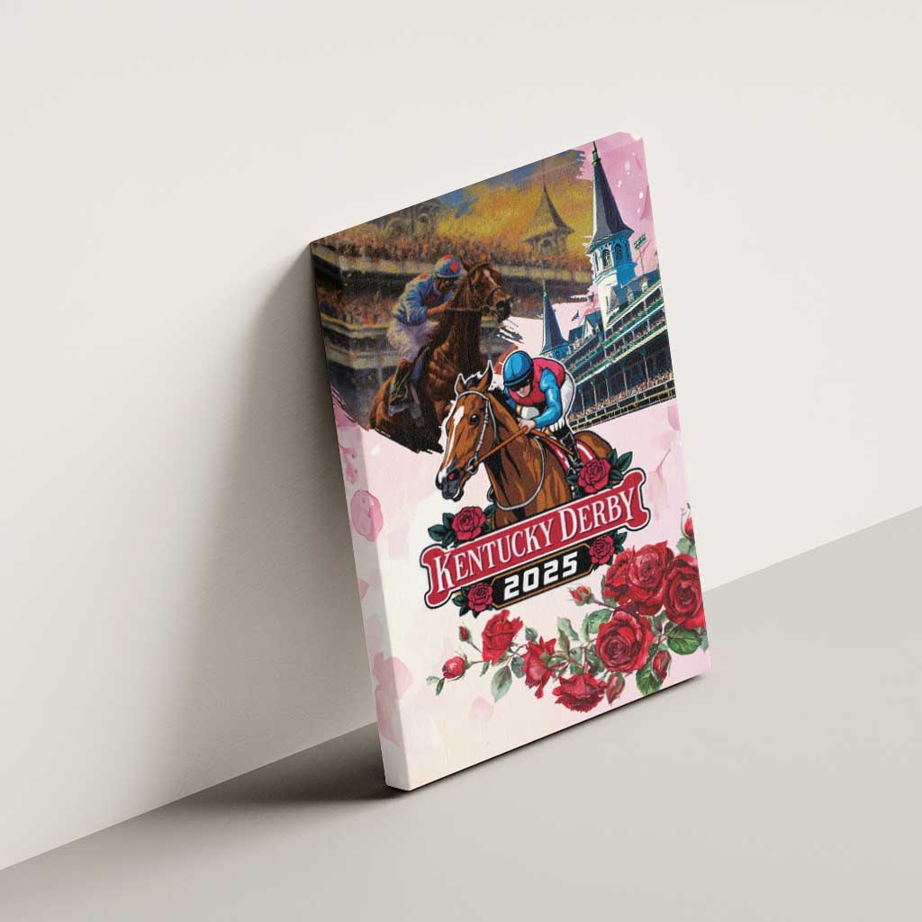 Kentucky Horses Racing 2025 Canvas Wall Art Churchill Downs The Race for the Roses