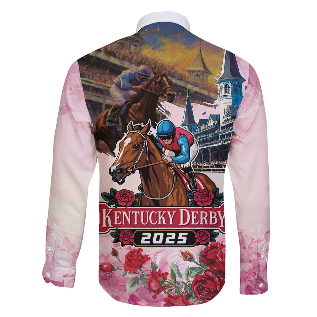 Kentucky Horses Racing 2025 Family Matching Long Sleeve Bodycon Dress and Hawaiian Shirt Churchill Downs The Race for the Roses