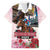 Kentucky Horses Racing 2025 Family Matching Off Shoulder Maxi Dress and Hawaiian Shirt Churchill Downs The Race for the Roses