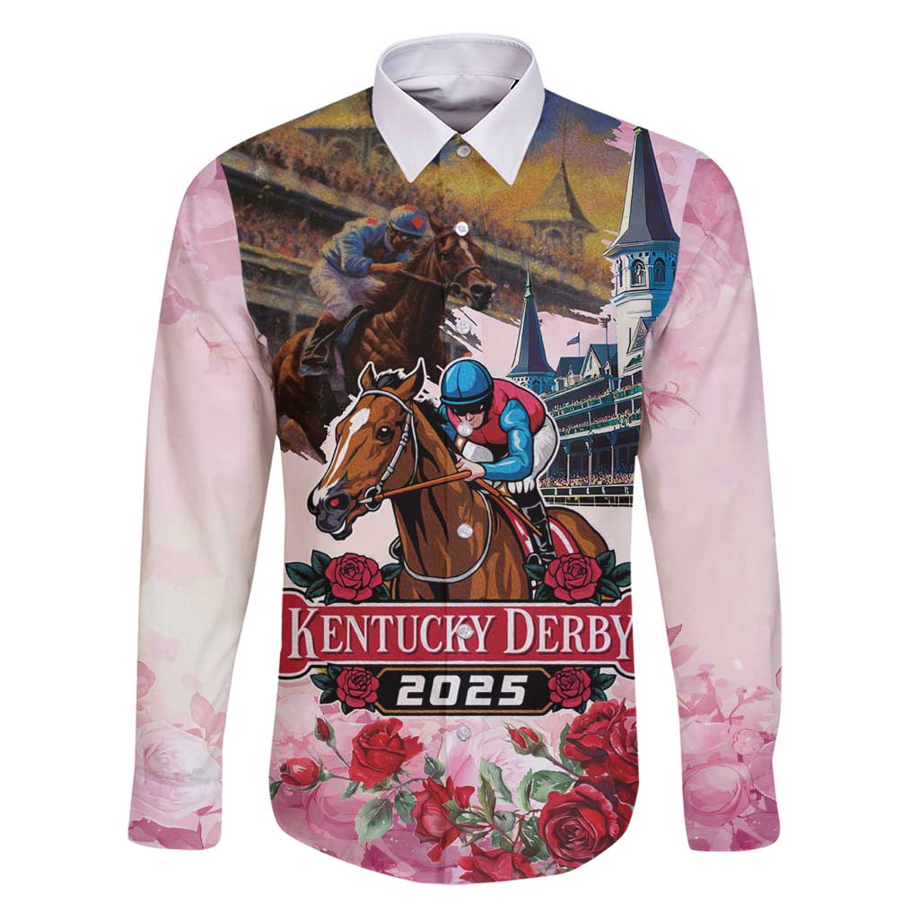 Kentucky Horses Racing 2025 Family Matching Puletasi and Hawaiian Shirt Churchill Downs The Race for the Roses