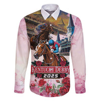 Kentucky Horses Racing 2025 Family Matching Puletasi and Hawaiian Shirt Churchill Downs The Race for the Roses