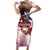 Kentucky Horses Racing 2025 Family Matching Short Sleeve Bodycon Dress and Hawaiian Shirt Churchill Downs The Race for the Roses