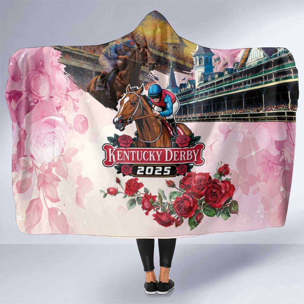 Kentucky Horses Racing 2025 Hooded Blanket Churchill Downs The Race for the Roses