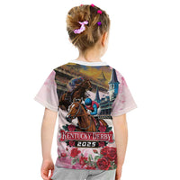 Kentucky Horses Racing 2025 Kid T Shirt Churchill Downs The Race for the Roses