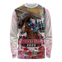Kentucky Horses Racing 2025 Long Sleeve Shirt Churchill Downs The Race for the Roses