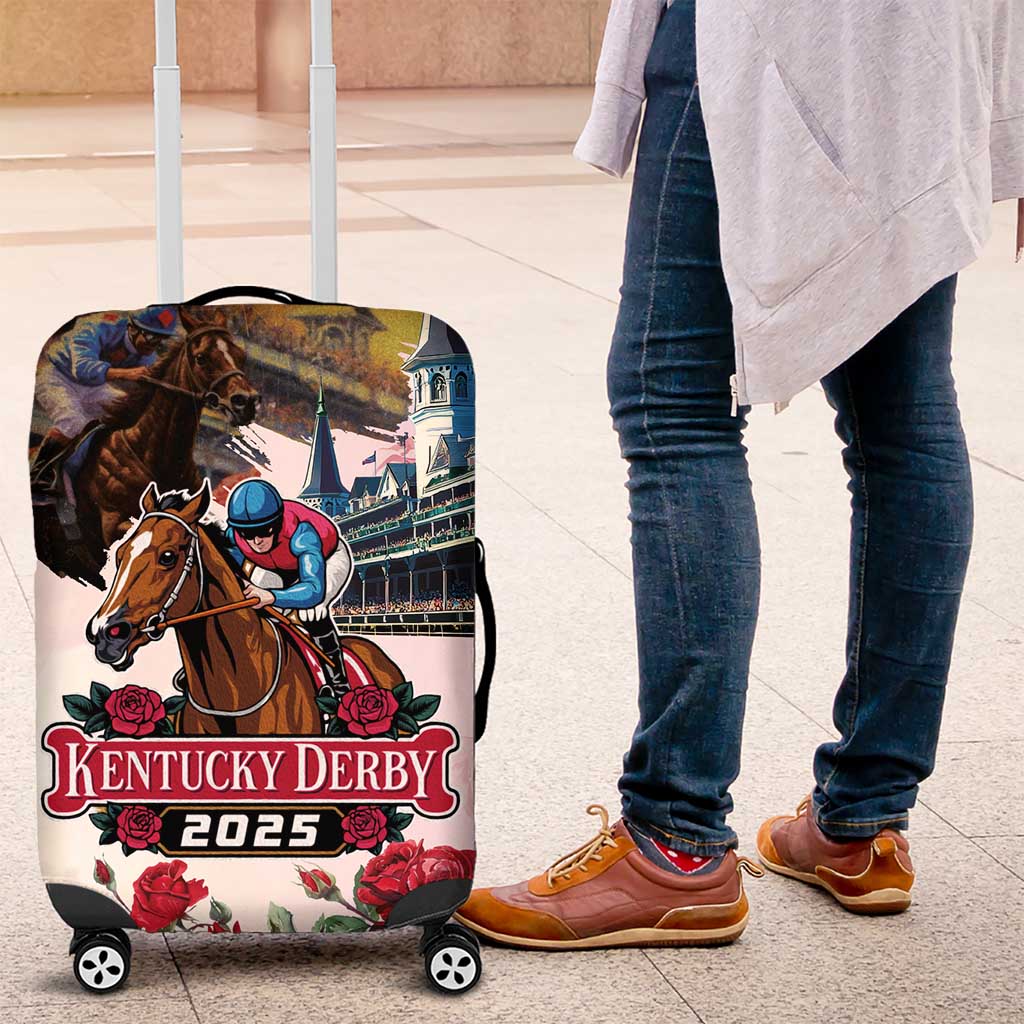 Kentucky Horses Racing 2025 Luggage Cover Churchill Downs The Race for the Roses
