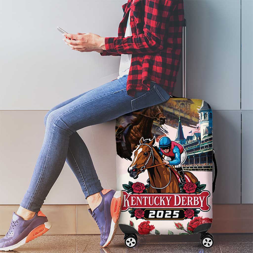 Kentucky Horses Racing 2025 Luggage Cover Churchill Downs The Race for the Roses