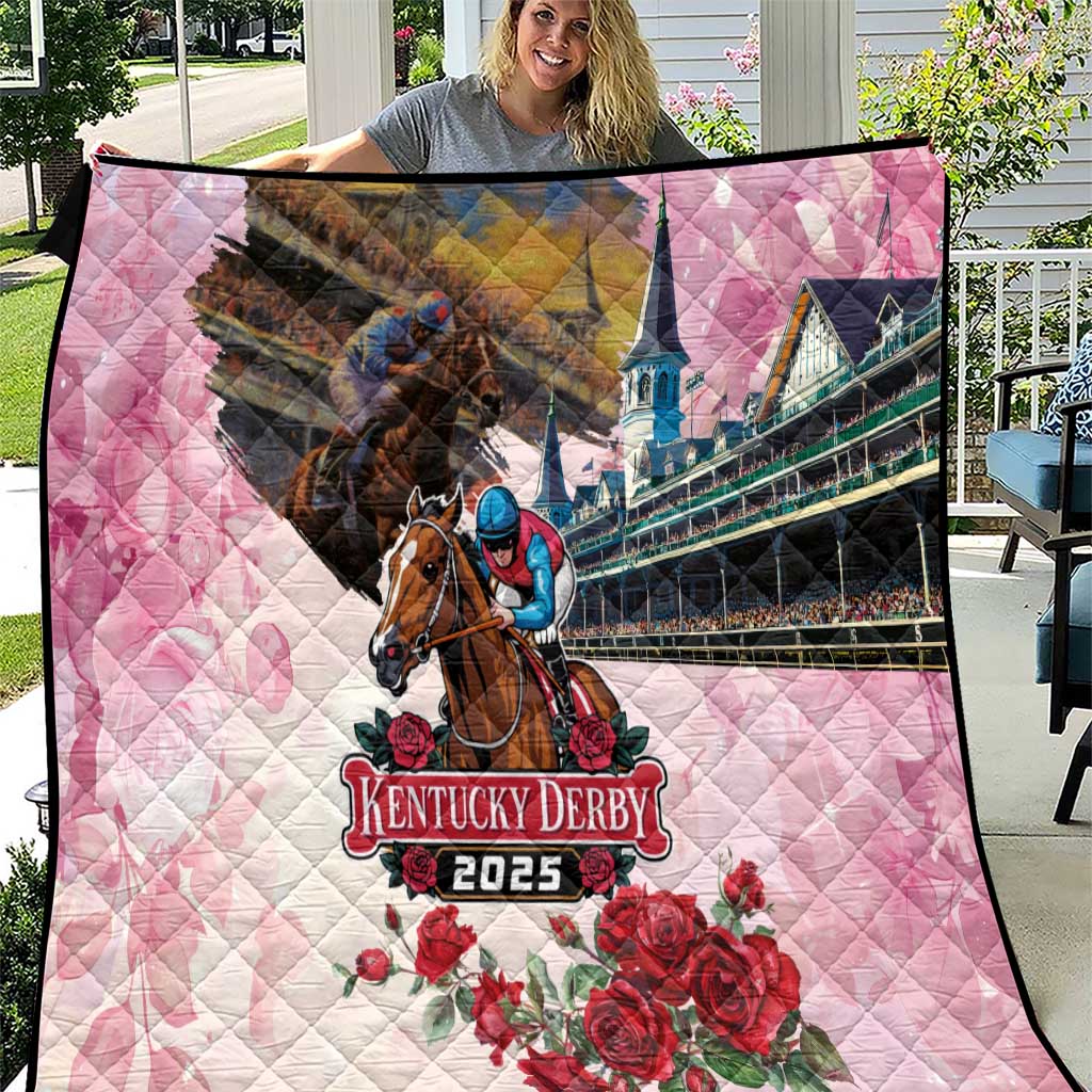 Kentucky Horses Racing 2025 Quilt Churchill Downs The Race for the Roses