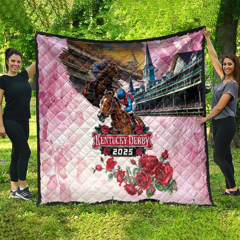 Kentucky Horses Racing 2025 Quilt Churchill Downs The Race for the Roses