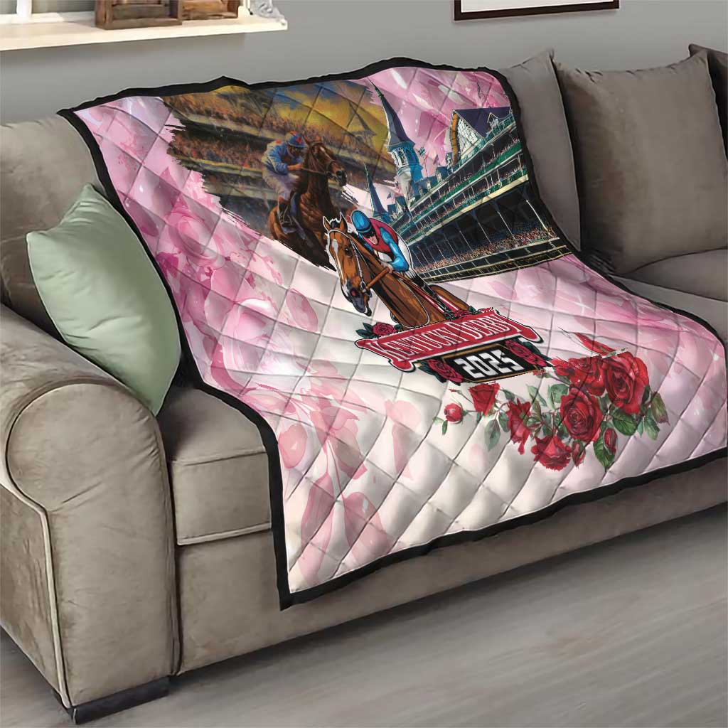 Kentucky Horses Racing 2025 Quilt Churchill Downs The Race for the Roses