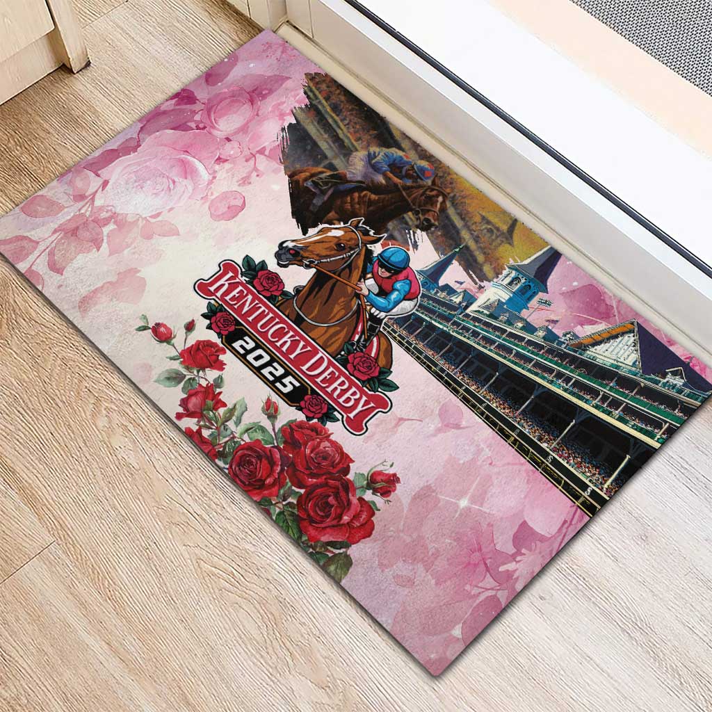 Kentucky Horses Racing 2025 Rubber Doormat Churchill Downs The Race for the Roses
