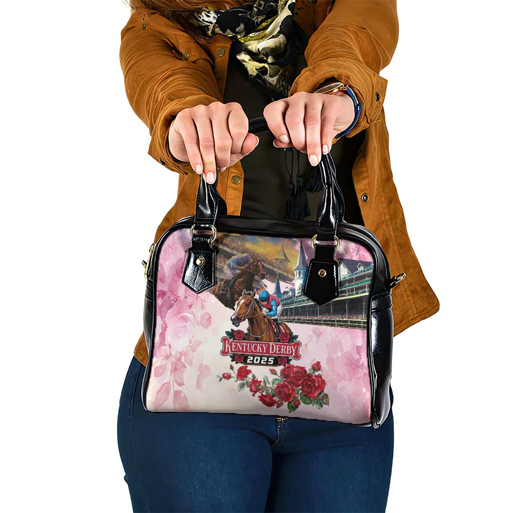 Kentucky Horses Racing 2025 Shoulder Handbag Churchill Downs The Race for the Roses