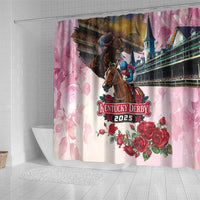 Kentucky Horses Racing 2025 Shower Curtain Churchill Downs The Race for the Roses