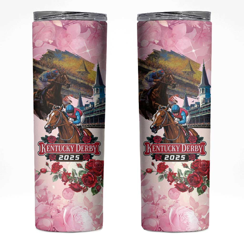 Kentucky Horses Racing 2025 Skinny Tumbler Churchill Downs The Race for the Roses