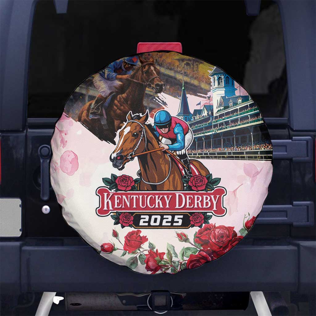 Kentucky Horses Racing 2025 Spare Tire Cover Churchill Downs The Race for the Roses