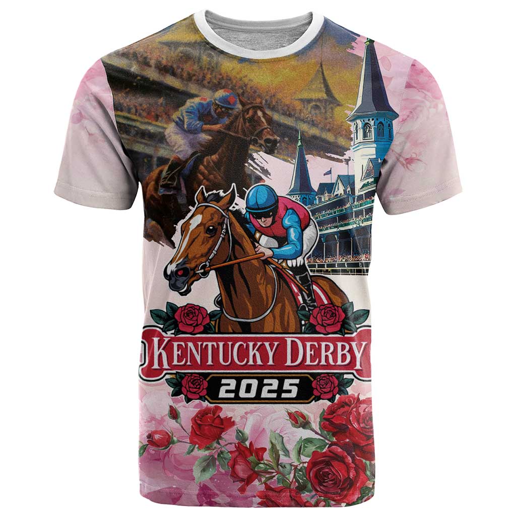 Kentucky Horses Racing 2025 T Shirt Churchill Downs The Race for the Roses