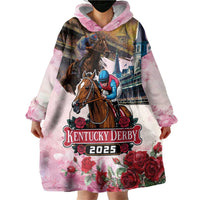 Kentucky Horses Racing 2025 Wearable Blanket Hoodie Churchill Downs The Race for the Roses