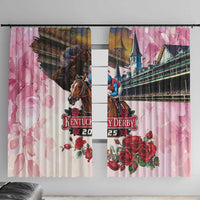 Kentucky Horses Racing 2025 Window Curtain Churchill Downs The Race for the Roses