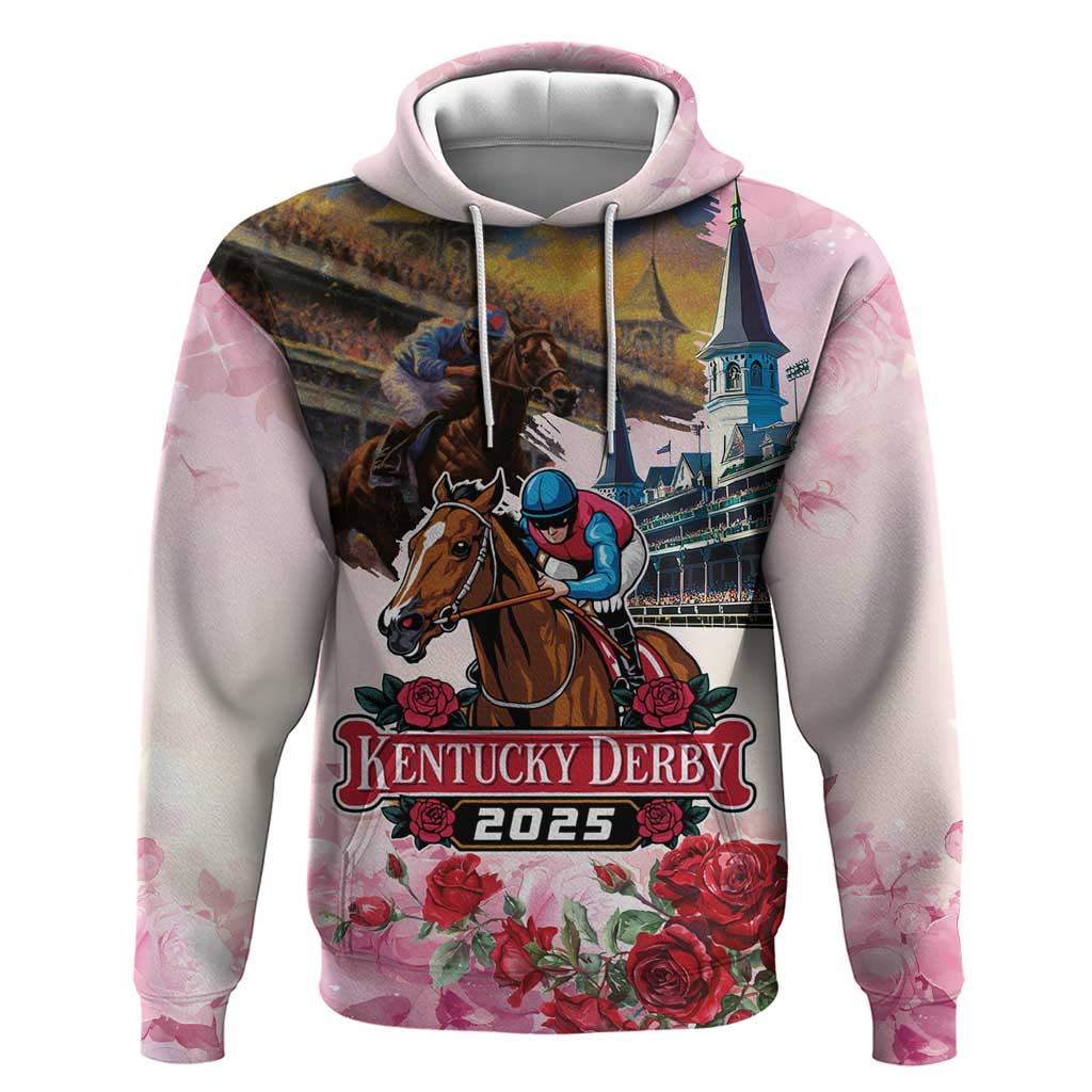 Kentucky Horses Racing 2025 Zip Hoodie Churchill Downs The Race for the Roses