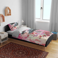 Kentucky Horses Racing Bedding Set Churchill Downs Derby Girl Watercolor Style