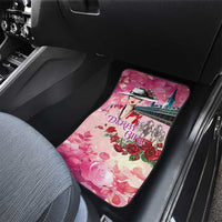 Kentucky Horses Racing Car Mats Churchill Downs Derby Girl Watercolor Style