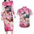 Kentucky Horses Racing Couples Matching Long Sleeve Bodycon Dress and Hawaiian Shirt Churchill Downs Derby Girl Watercolor Style