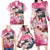Kentucky Horses Racing Family Matching Long Sleeve Bodycon Dress and Hawaiian Shirt Churchill Downs Derby Girl Watercolor Style