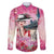 Kentucky Horses Racing Family Matching Long Sleeve Bodycon Dress and Hawaiian Shirt Churchill Downs Derby Girl Watercolor Style