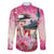 Kentucky Horses Racing Family Matching Puletasi and Hawaiian Shirt Churchill Downs Derby Girl Watercolor Style