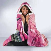 Kentucky Horses Racing Hooded Blanket Churchill Downs Derby Girl Watercolor Style