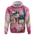 Kentucky Horses Racing Hoodie Churchill Downs Derby Girl Watercolor Style