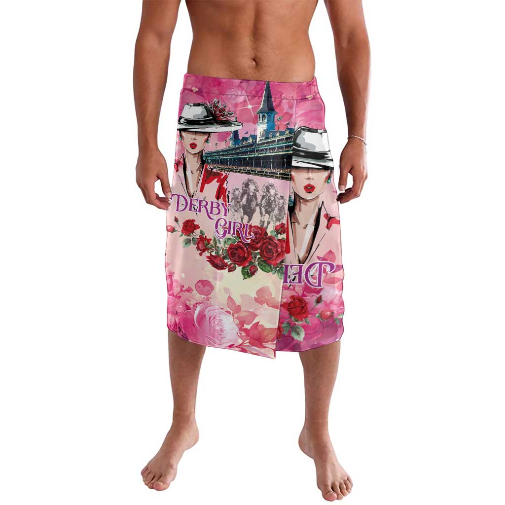 Kentucky Horses Racing Lavalava Churchill Downs Derby Girl Watercolor Style