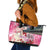 Kentucky Horses Racing Leather Tote Bag Churchill Downs Derby Girl Watercolor Style
