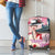 Kentucky Horses Racing Luggage Cover Churchill Downs Derby Girl Watercolor Style