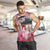 Kentucky Horses Racing Men Tank Top Churchill Downs Derby Girl Watercolor Style