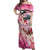 Kentucky Horses Racing Off Shoulder Maxi Dress Churchill Downs Derby Girl Watercolor Style