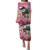 Kentucky Horses Racing Puletasi Churchill Downs Derby Girl Watercolor Style