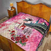 Kentucky Horses Racing Quilt Churchill Downs Derby Girl Watercolor Style