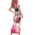 Kentucky Horses Racing Short Sleeve Bodycon Dress Churchill Downs Derby Girl Watercolor Style
