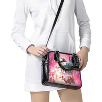 Kentucky Horses Racing Shoulder Handbag Churchill Downs Derby Girl Watercolor Style